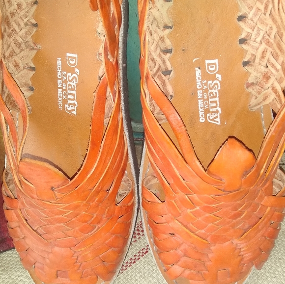 D'Santy Leather Huaraches - Picture 2 of 3